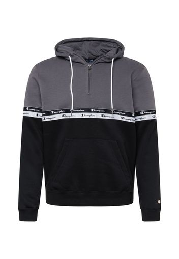 Champion Authentic Athletic Apparel Felpa  nero / grigio / bianco