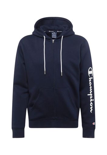 Champion Authentic Athletic Apparel Giacca di felpa  navy / bianco / rosso fuoco