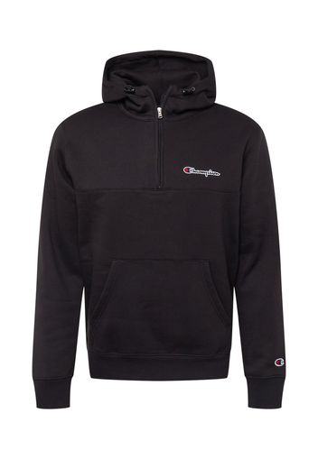 Champion Authentic Athletic Apparel Felpa  nero / bianco / rosso