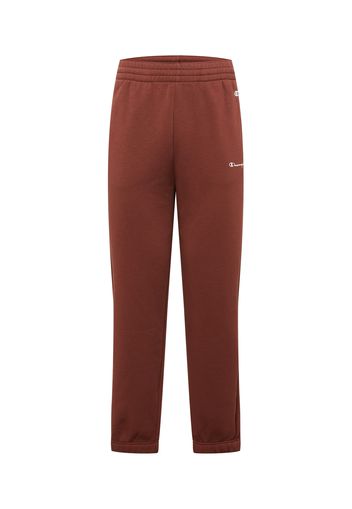 Champion Authentic Athletic Apparel Pantaloni  castano / bianco