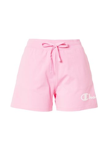 Champion Authentic Athletic Apparel Pantaloni  rosa / bianco