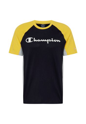 Champion Authentic Athletic Apparel Maglietta  giallo / grigio / nero / bianco