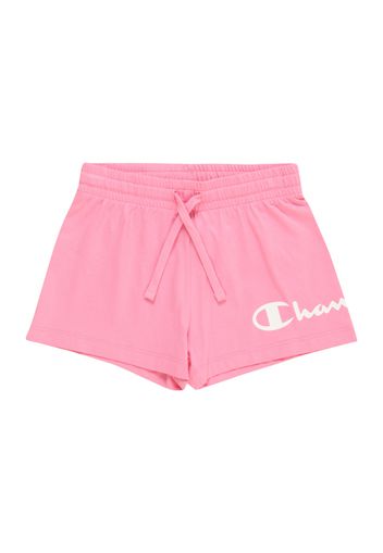 Champion Authentic Athletic Apparel Pantaloni  rosa / bianco