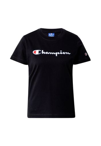 Champion Authentic Athletic Apparel Maglietta  nero / bianco