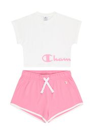 Champion Authentic Athletic Apparel Completo per l'allenamento  rosa chiaro / rosso acceso / bianco