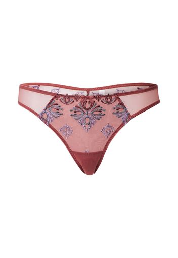 Chantelle String  grigio argento / merlot