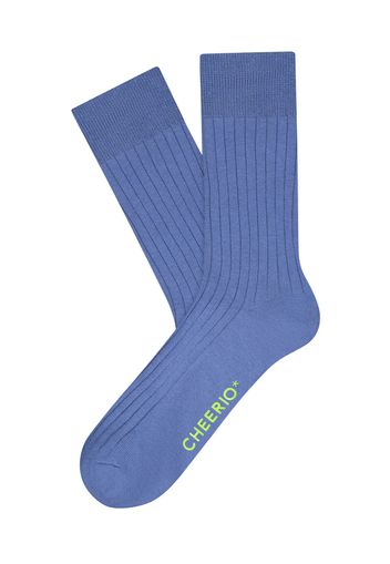 CHEERIO* Calzino 'TOUGH GUY'  blu / verde neon