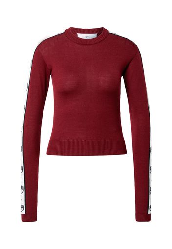 Chiara Ferragni Pullover 'MAGLIERIA'  blu pastello / porpora / nero / bianco