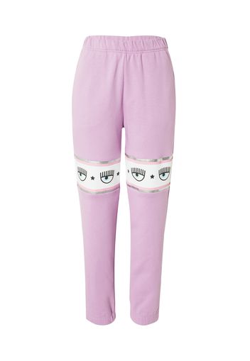 Chiara Ferragni Pantaloni  orchidea / rosa chiaro / nero / bianco