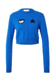 Chiara Ferragni Pullover 'MAGLIERIA'  blu cielo / nero / bianco