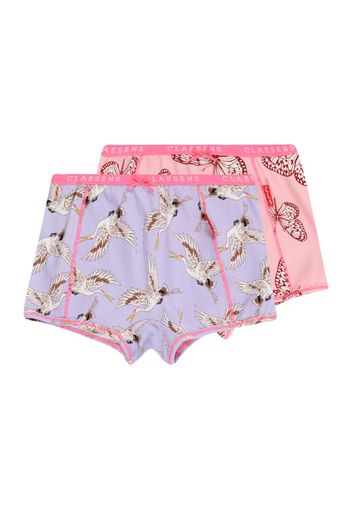 Claesen's Pantaloncini intimi  marrone / lilla pastello / rosa / bianco