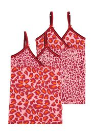 Claesen's Maglietta intima  rosa / arancione / rosso sangue / ciclamino