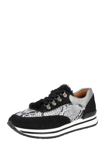 CLARYS Sneaker  nero / bianco / grigio argento