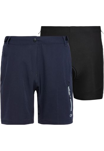 CMP Pantaloni sportivi 'Free Bike Bermuda with inner Mesh UW'  blu / nero