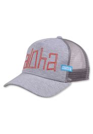 Coastal Cappello da baseball 'Aloha'  turchese / grigio chiaro / rosso / bianco