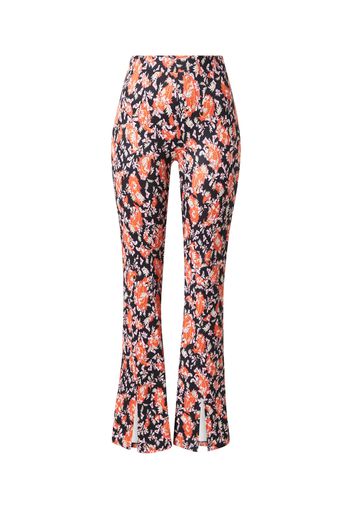 Colourful Rebel Pantaloni 'Darcy'  arancione / corallo / nero / bianco