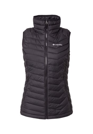 COLUMBIA Gilet sportivo  nero / bianco