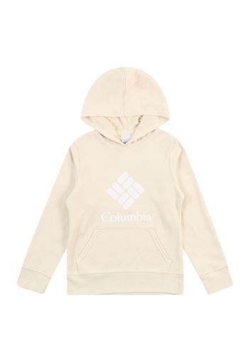 COLUMBIA Felpa sportiva  offwhite / bianco lana