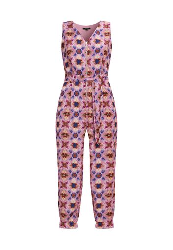 COMMA Tuta jumpsuit  orchidea / blu reale / bianco / caramello / malva