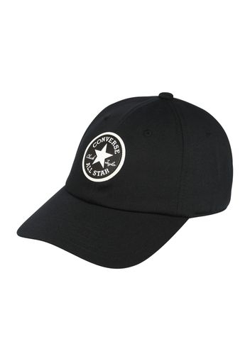 CONVERSE Cappello da baseball  nero / bianco