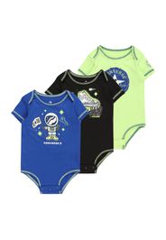 CONVERSE Tutina / body per bambino 'SPACE CRUISERS'  blu / verde chiaro / nero