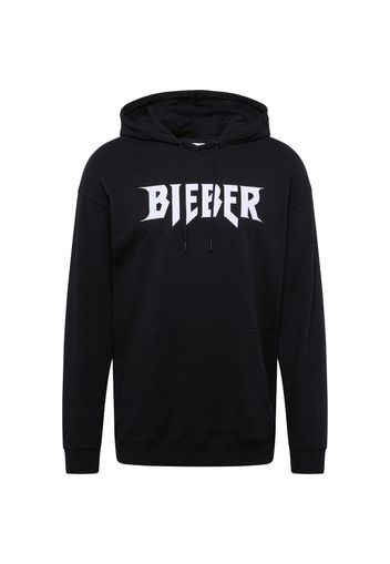 Cotton On Felpa 'JUSTIN BIEBER'  nero / bianco