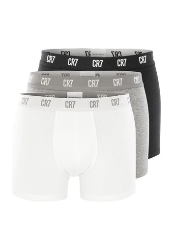 CR7 - Cristiano Ronaldo Boxer  grigio sfumato / nero / bianco