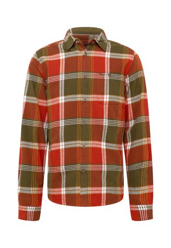 CRAGHOPPERS Camicia funzionale  marrone chiaro / oliva / rosso chiaro / bianco