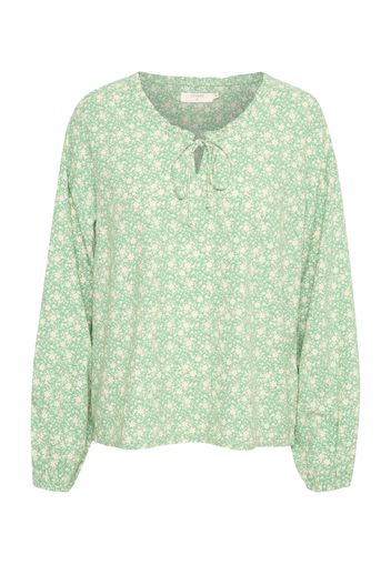 Cream Camicia da donna 'Vimma'  verde / crema