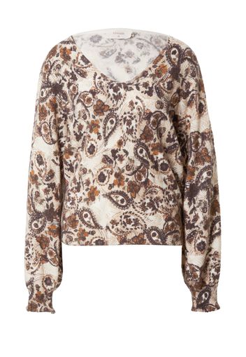 Cream Pullover 'Viola'  beige / marrone / cognac