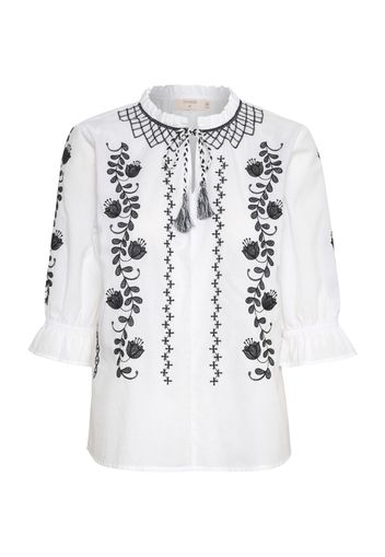 Cream Camicia da donna 'River'  nero / bianco