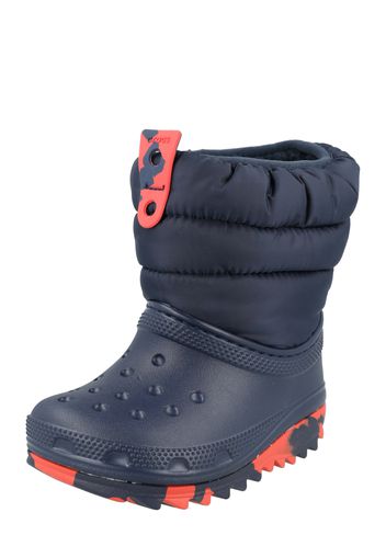 Crocs Boots da neve  navy / arancione