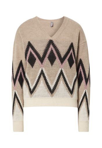 CULTURE Pullover 'Polena'  sabbia / rosa / crema