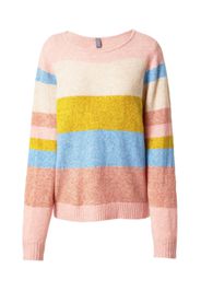 CULTURE Pullover 'Zidsel'  beige / blu chiaro / giallo oro / rosa antico