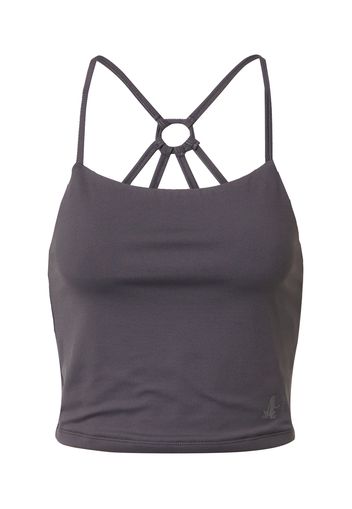 CURARE Yogawear Top sportivo  grigio scuro