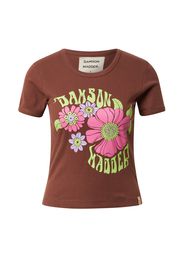 Damson Madder Maglietta '70S'  kiwi / rosa chiaro / sambuco / pueblo