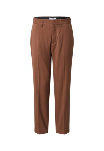 DAN FOX APPAREL Pantaloni con piega frontale 'Tiago'  marrone