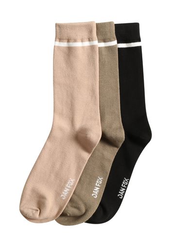 DAN FOX APPAREL Calzino  beige / nero / cachi / bianco