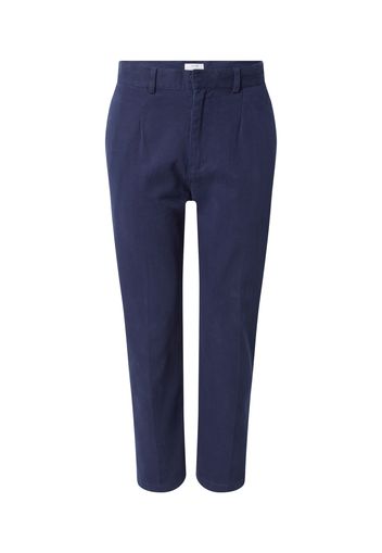 DAN FOX APPAREL Pantaloni con piega frontale 'Elian'  blu scuro