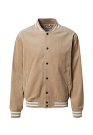 DAN FOX APPAREL Giacca di mezza stagione 'Leo'  beige chiaro / bianco