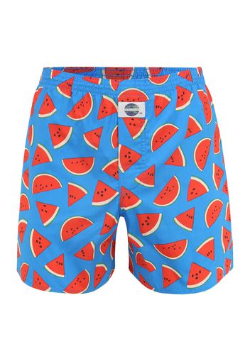 D.E.A.L International Boxer 'Melone'  blu cielo / rosso / bianco / verde