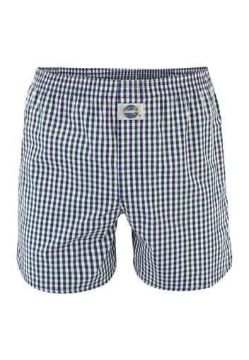 D.E.A.L International Boxer 'Check'  marino / verde / bianco