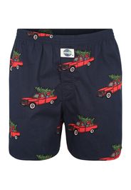 D.E.A.L International Boxer 'X-Mas Pickup'  blu / rosso