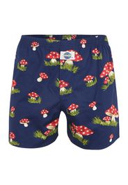 D.E.A.L International Boxer 'Pilz'  blu scuro / rosso / verde / beige