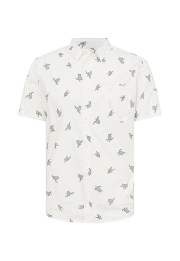 DEDICATED. Camicia 'Sandefjord Sea Turtles'  bianco / verde