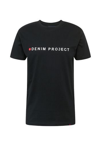 Denim Project Maglietta  nero / bianco