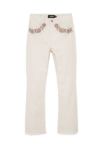 Desigual Jeans 'JERRY'  crema / rosa / rosso / verde scuro