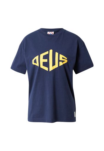 DEUS EX MACHINA Maglietta 'Recreation'  navy / giallo pastello