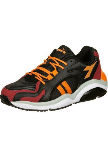 Diadora Sneaker bassa  grigio chiaro / nero / arancione / rosso scuro / bianco
