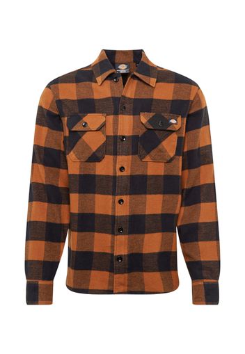 DICKIES Camicia 'Sacramento'  cognac / nero